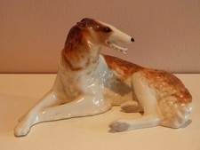 Lomonosov USSR Borzoi Dog Russian Wolfhound  - Pre 1986 Mark