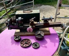 Miniature Watch-makers/Jewellers Lathe. (possible Drummond) 1920 Working Antique