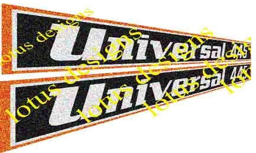 Universal 445 tractor stickers - tractor,