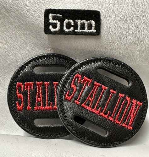 5cm black leather - 5cm,