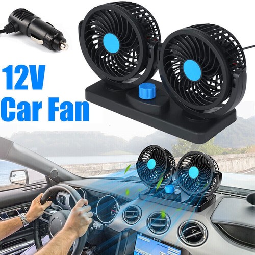 Dual head car fan - head,