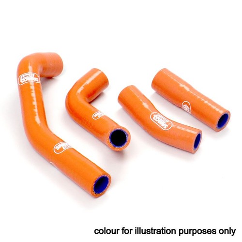 White samco silicon rad hoses - samco,