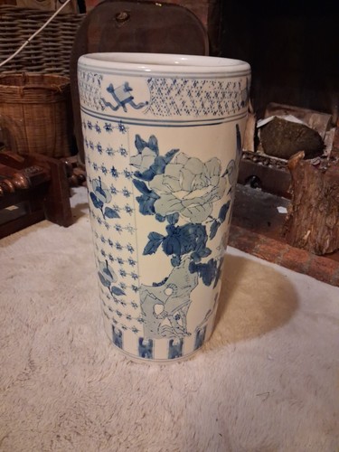 Umbrella holder oriental blue - umbrella,