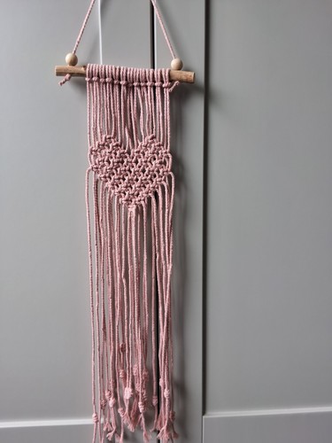Dusky pink heart pattern boho - dusky,