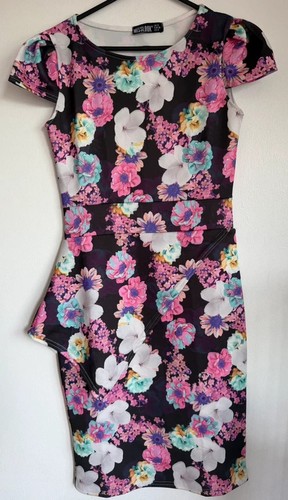 Miss look floral bodycon - miss,
