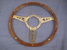 Flat wooden steering - mg,