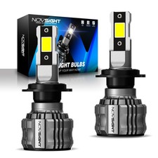 NOVSIGHT 15000LM H7 LED Headlight Bulbs Conversion Kit High Low Beam White 6500K