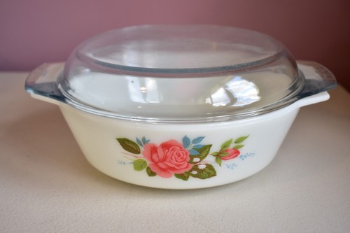 Vintage jaj pyrex - vintage, rose