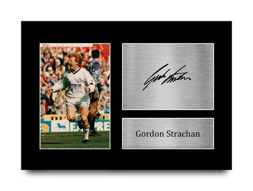 Gordon strachan signed leeds - strachan,