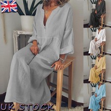 Plus Size Women Cotton Linen