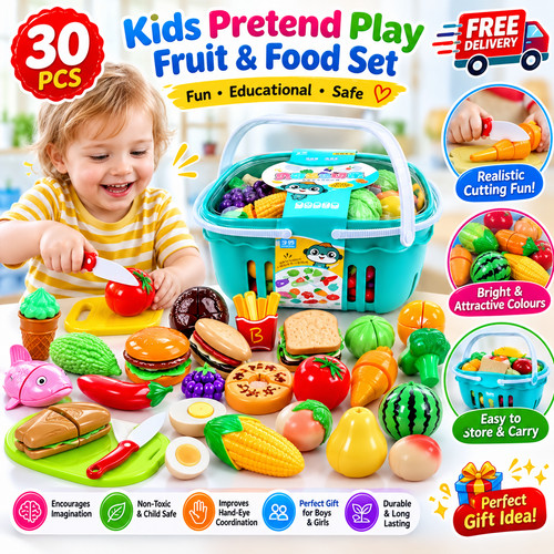 Pretend play kitchen food - pretend,