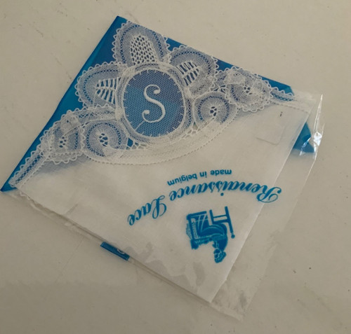 Vintage belgium lace - belgium, monogram
