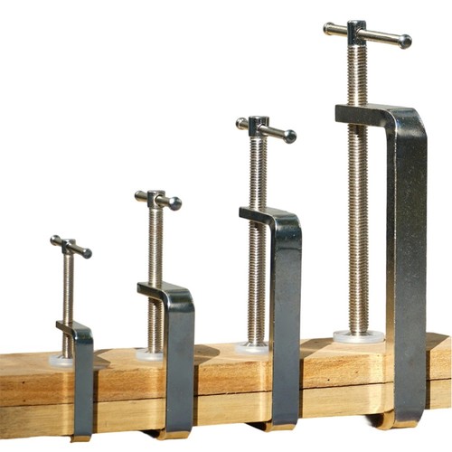 Flat steel clamp with - steel,