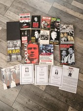 RONNIE & REGGIE KRAY COLLECTION OF ORDER OF SERVICE AND BOOKS