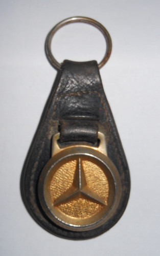 Vintage mercedes gilded metal - mercedes,