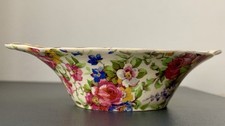 Royal Winton Summertime Chintz Bowl Grimwades England Vintage Bonbon Dish