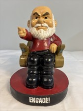 Star Trek TNG The Next Generation Gnome Picard Engage Captains Chair Bigmouth