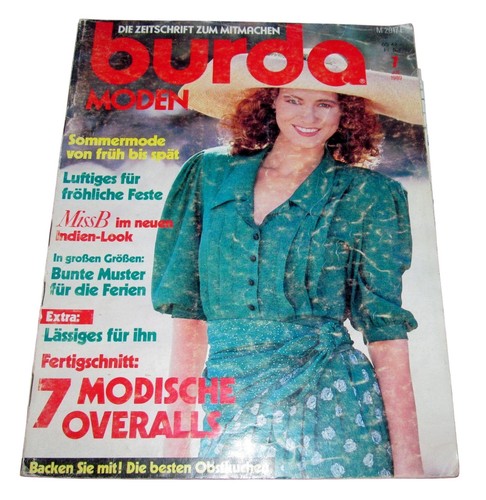 Burda moden 1989 - moden, 7/1989
