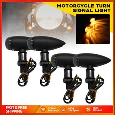 4x LED Amber Motorcycle Turn