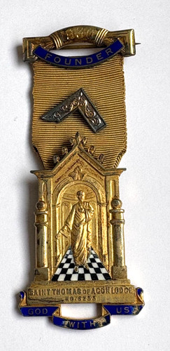 Masonic founder jewel st - jewel,