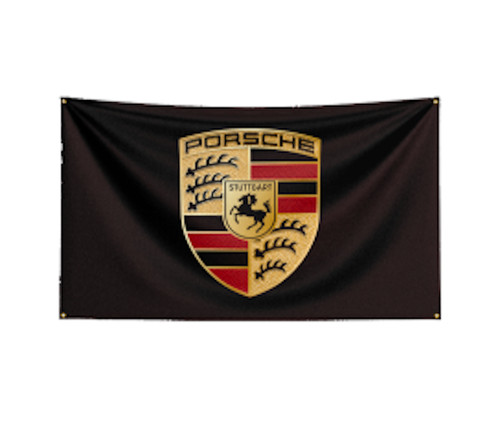 Porsche banner flag - porsche,