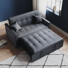 Dark Grey 2 Seater Sofa Bed