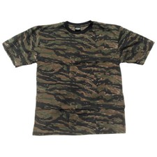 US MILITARY MENS T-SHIRT ARMY COMBAT TOP COTTON TIGER STRIPE VIETNAM CAMO S-3XL