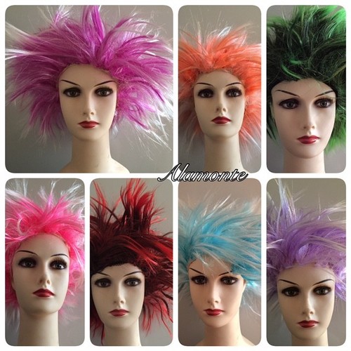 Short spiky punk wig - short, rocker