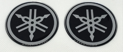2pcs yamaha sticker ø - 2pcs, (Ø