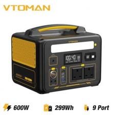 VTOMAN 600W Portable Power Station 299Wh Solar Generator LiFePO4  Battery UK