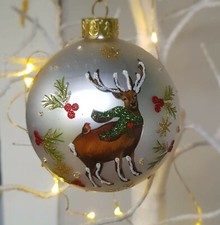 Gisela Graham cream glitter