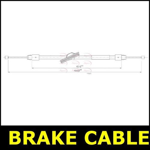 Handbrake cable parking front - parking,