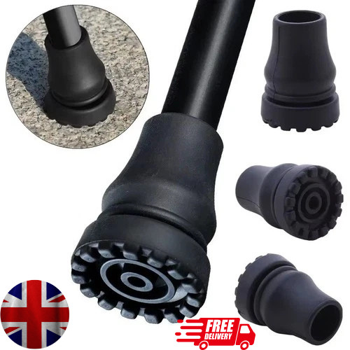 Rubber walking stick ferrules - stick,