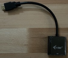 i-tec VGA to HDMI Adapter Converter – Full HD 1080p Video Audio Cable
