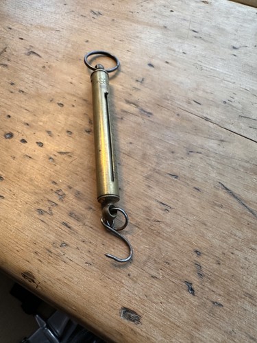 Vintage old brass - brass, salter