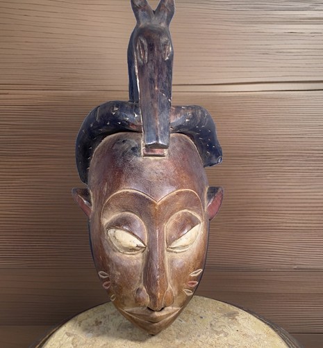 Authentic african art wood - art,