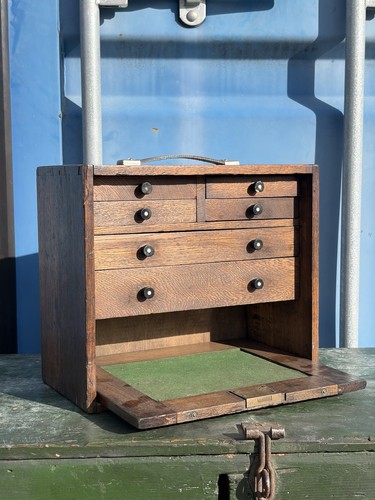 Vintage machinist tool box - vintage,