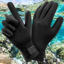 3mm Thermal Water Gloves Wetsuit Gloves Anti Slip for Diving Snorkeling Surfing