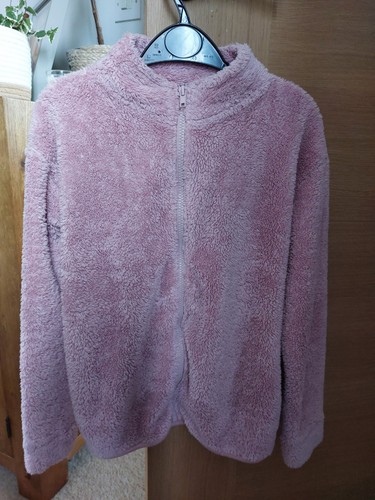 Pink zip fleece jacket - fleece, 10
