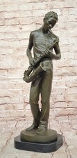 Signed Bronze Jazz Musician