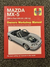 Mazda MX-5 '89 - '05 (G to 55 reg) Haynes Owners Workshop Manual Paperback, 2014