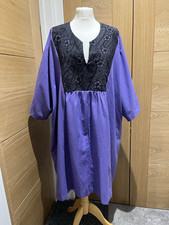 Comfy Clothes By Alice Fabrics Boho Hippie Tunic Cotton Dress