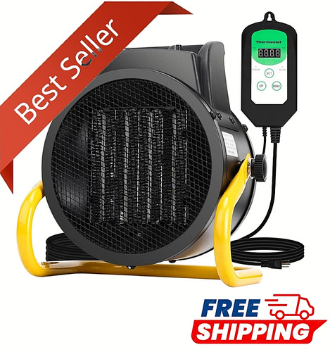 Greenhouse heater with - heater,