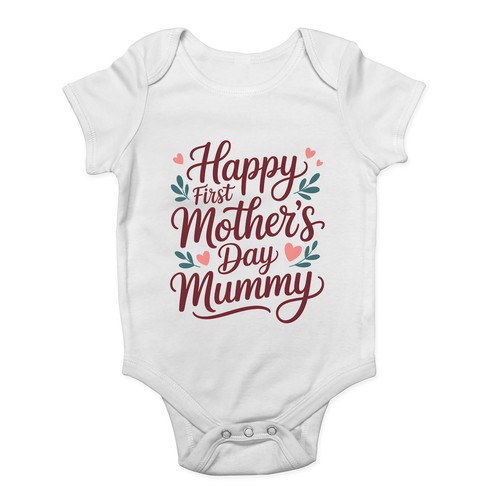 Happy first mother day - mother's,