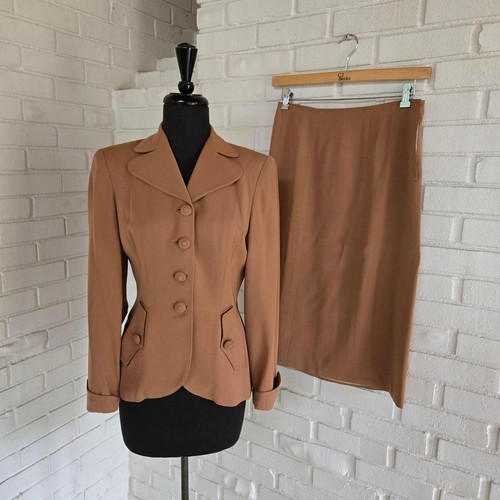 Vtg 1940s 50s skirt - 1940s,,