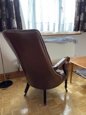 Chesterfield Leather Arm Chair