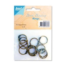 Joy! Crafts Bookbinding Rings 12pcs