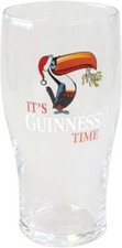 Shamrock Gift Company Guinness Single Pint Glass (Guinness Christmas Toucan Glas