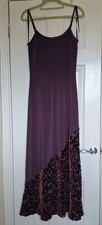 Beautiful Vintage Dress By LAURA  ASHLEY.  Size 12. Aubergine Purple Satin
