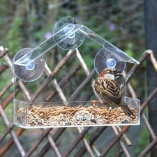 Glass Window Bird Feeder